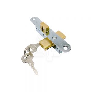 Small aluminum door lock