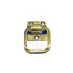 Window Ring Square Brass Ab Finish