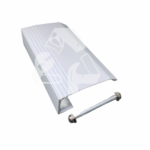 Aluminum Swing Door Handle White (2 Pcs)