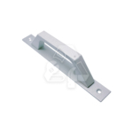 Door Handle With Plate Silver Color