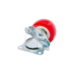 Red PVC Wheel 1-1/2″ With Lock