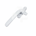 Heavy Casement Handle Left White