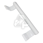 Sliding Round Type Handle – White