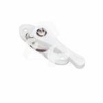 Standard Crecent Lock Double Turn White