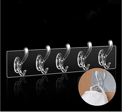 6 Row Transparent Multifunctional Adhesive hooks