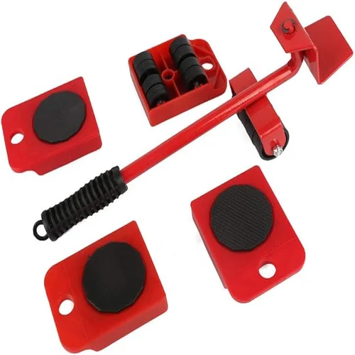 Furniture Lift Kit Tool with Wheels, Highly Durable Steel Lift With 4 Wheels