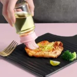 Oil Bottle With Silicone Brush, For BBQ and Dressing