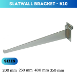 DISPLAY STORAGE SHELF BRACKET, SLATWALL BRACKET K10, FOR DISPLAY AND SHOWROOM FITTINGS