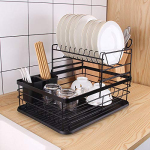 2-TIER COUNTERTOP DISH DRYING RACK