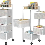 4-LAYER REVOLVING MULTI-PURPOSE CART