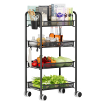 4-TIER ROLLING CART