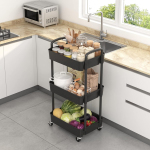 3-Tier Utility Rolling Cart