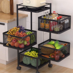 5-Layer Revolving Multi-Purpose Cart