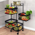 The 4-layer Revolving Multi-Purpose Cart